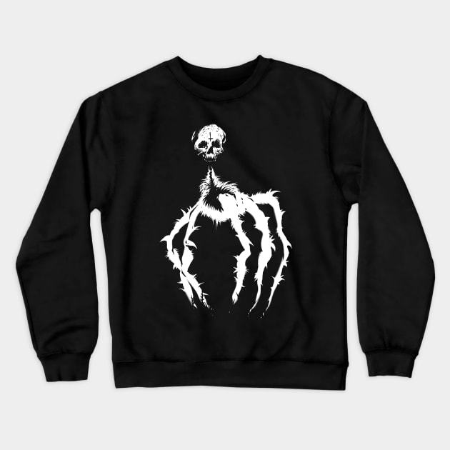 Horror Spider Crewneck Sweatshirt by wildsidecomix